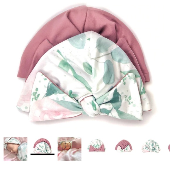 Mama Coco Ruched Beanie with Bow - Picture 1 of 1